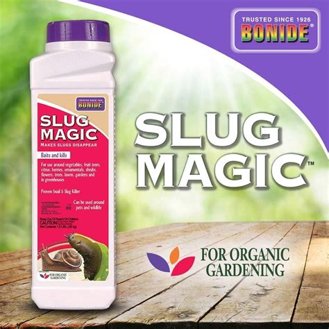 The Benefits of Using Bonide Slug Magic for Organic Gardening